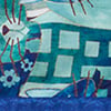 Hiding Cat Cape, blue, swatch