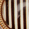 Wonder Clothes Magnet Brooch, chocolate/stripe, swatch