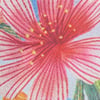 Twist Fan, sorbet floral print, swatch