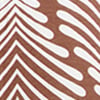 Abstract Print Natural Shirt, brown leaf print, swatch