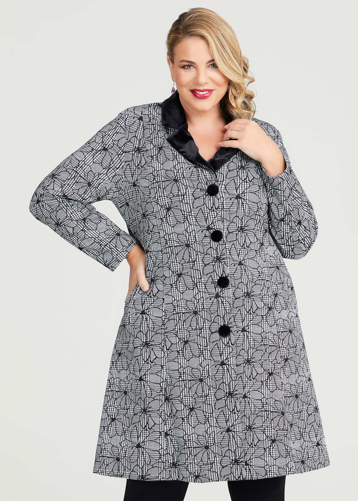 Plus size shop evening coats