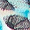 Animal Ruffle Trim Cardigan, aqua animal print, swatch
