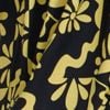 Natural Flower Print Short Dress, black/lemongrass, swatch