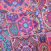Printed Structured Tote, patchwork print, swatch