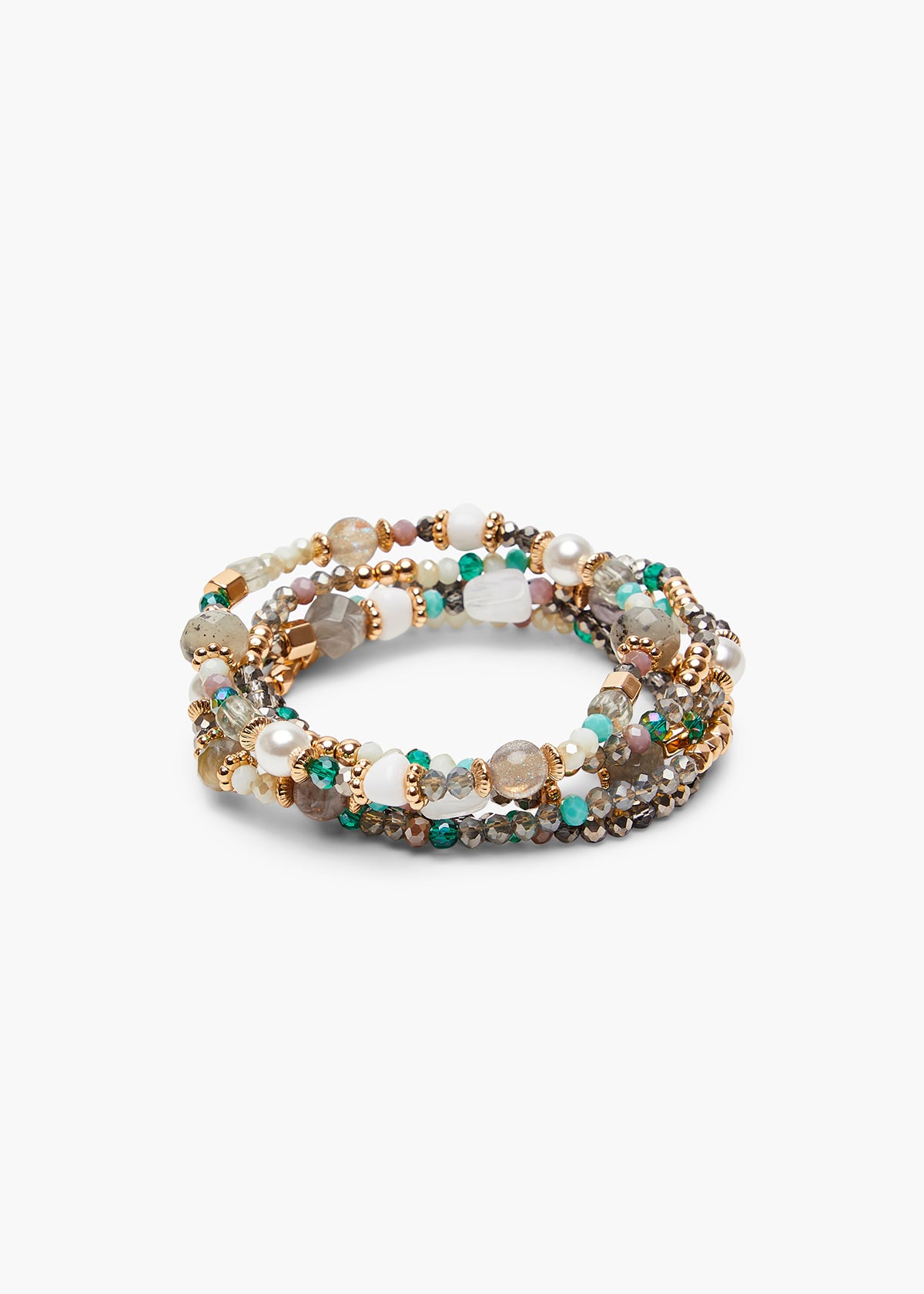Taking Shape Beaded Bracelet Set Size ALL in Multi - Plus Size Women's