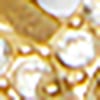 Diamante Heart Necklace, gold, swatch