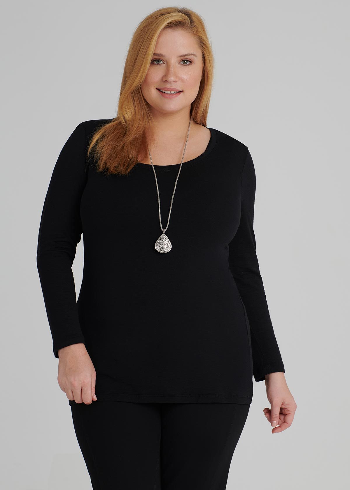 Shop Plus Size Decorous Body Top in Black | Taking Shape AU