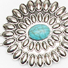 Bohemian Chain Belt, silver, swatch