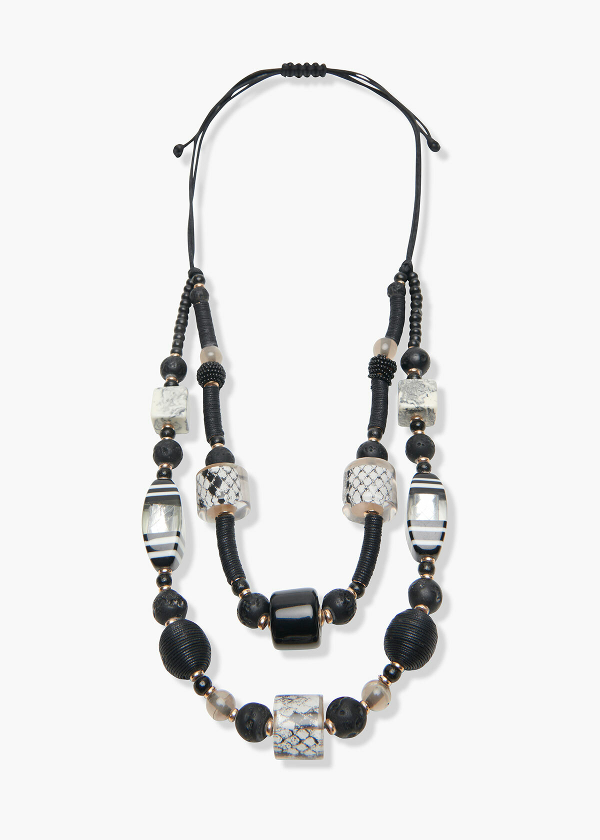 Shop Resin Python Necklace in Black | Accessories | Taking Shape UK