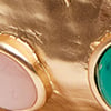 Natural Gems Hinged Bracelet, gold, swatch