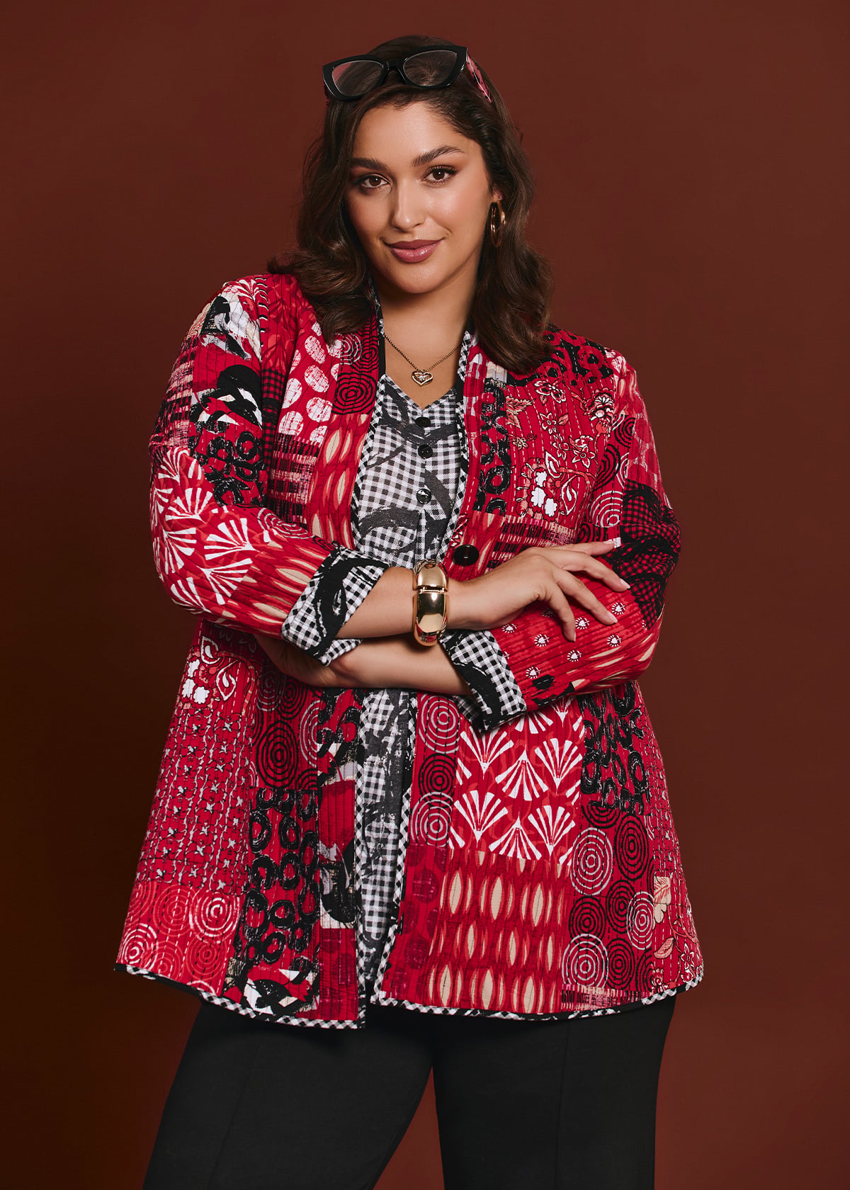 Reversible Quilt Natural Jacket