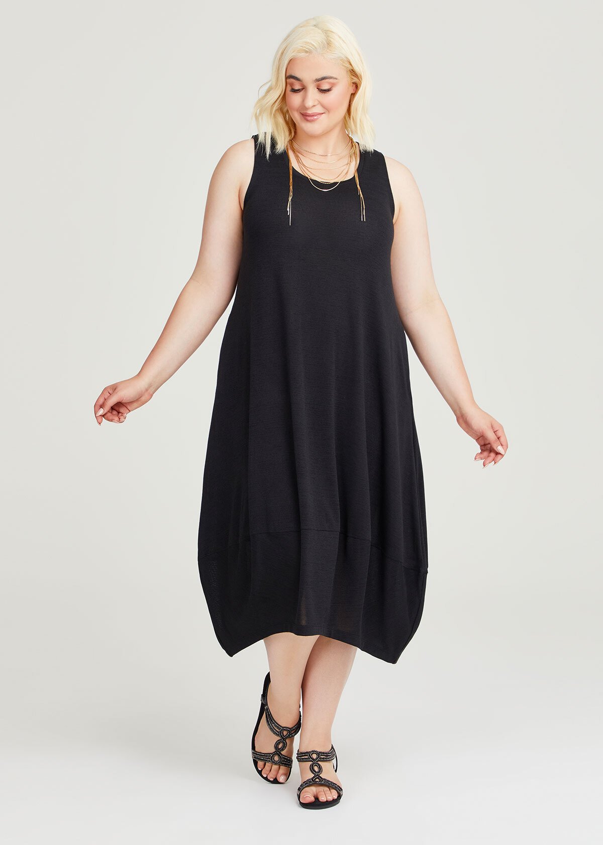 Shop Plus Size Piia Dress in Black | Taking Shape AU