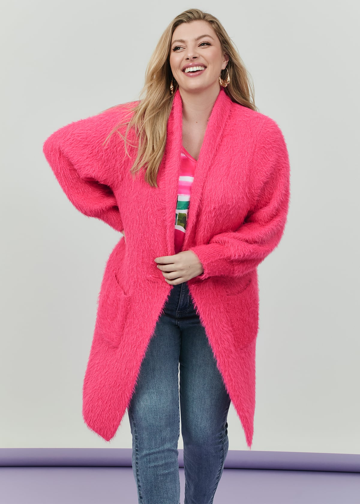 Fluffy Knit Cosy Cardigan