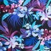 Masectomy Tropical Swim Dress, black/print, swatch