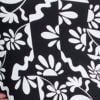 Bamboo Flower Print Chiffon Top, black/vanilla, swatch