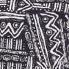 Asymmetric Top, black/white print, swatch