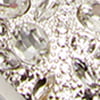 Pave Diamante Crystal Earrings, crystal, swatch