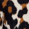 Fluffy Knit Crop Animal Cardigan, , swatch