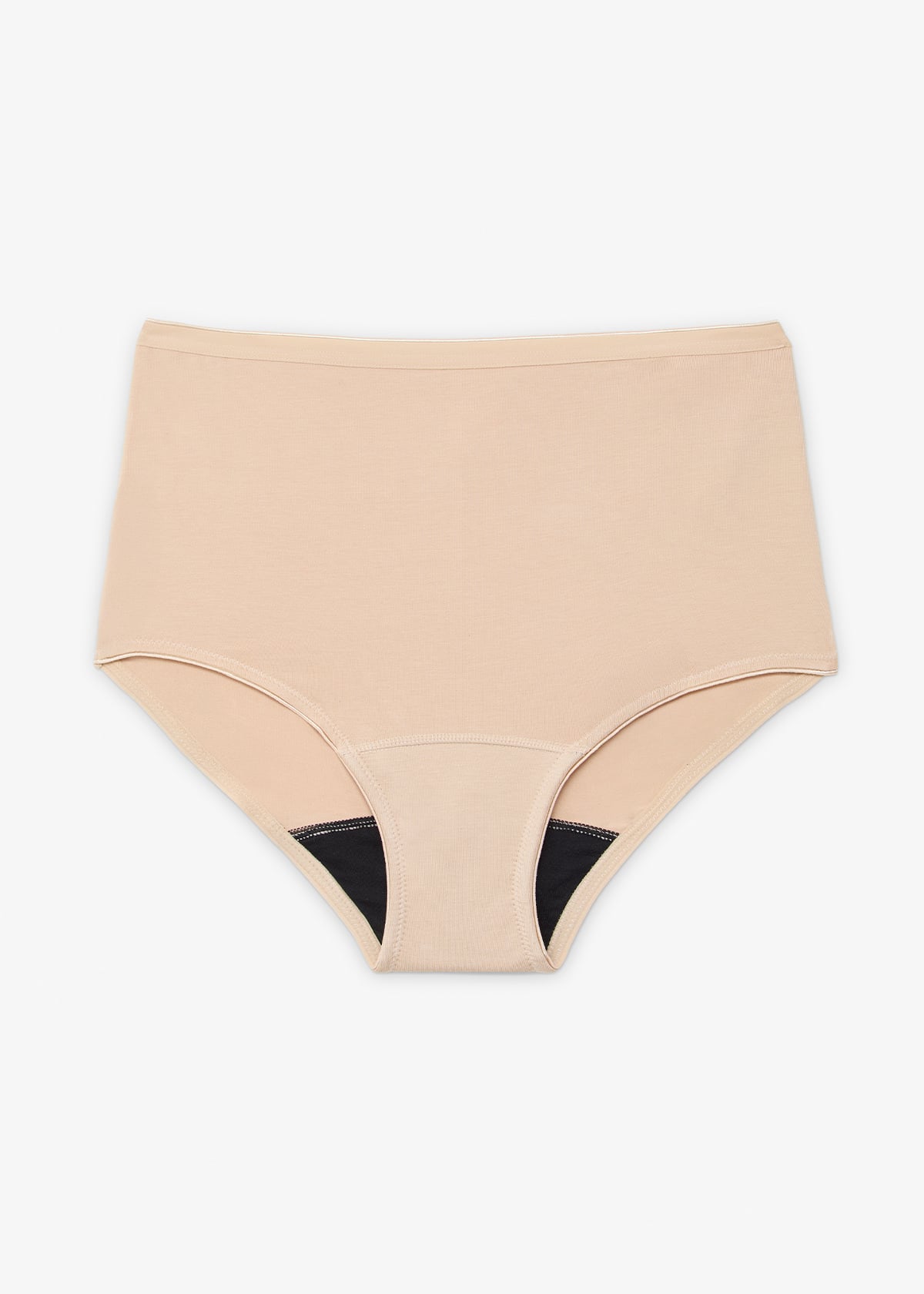 Taking Shape Period Leak Proof Undies Moderate Size 14 in Almond, Bamboo - Plus Size Women's Underwear
