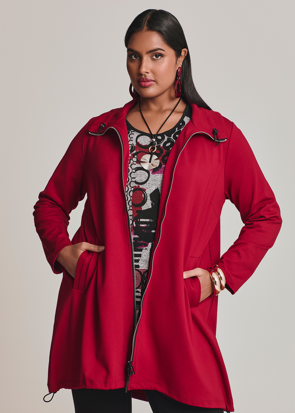 Bamboo Ponte Carmine Jacket