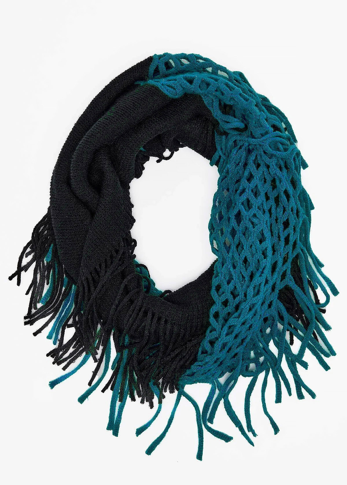Shop Contrast Knit Snood in Green | Accessories | Taking Shape AU