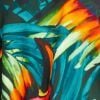 Natural Painted Toucan Top, print, swatch