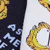 3Pk Garfield Cotton Ankle Socks, , swatch