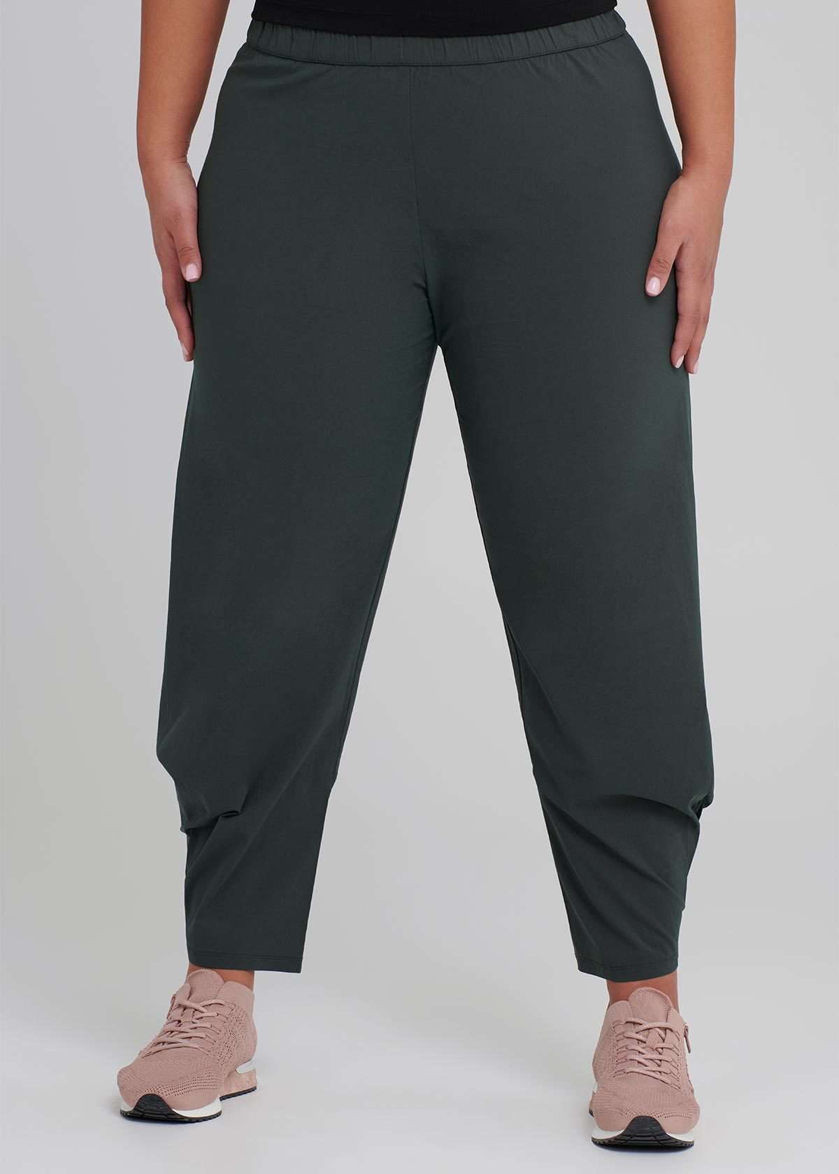 Shop Plus Size Castaway Fold Pant in Green | Taking Shape AU