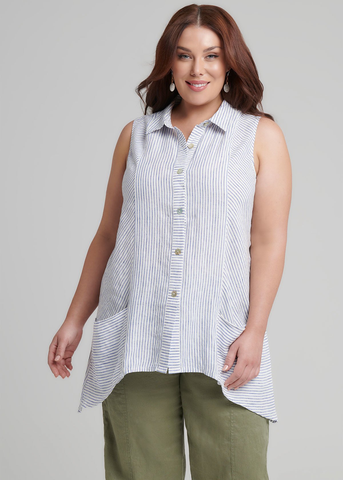 striped resort shirt