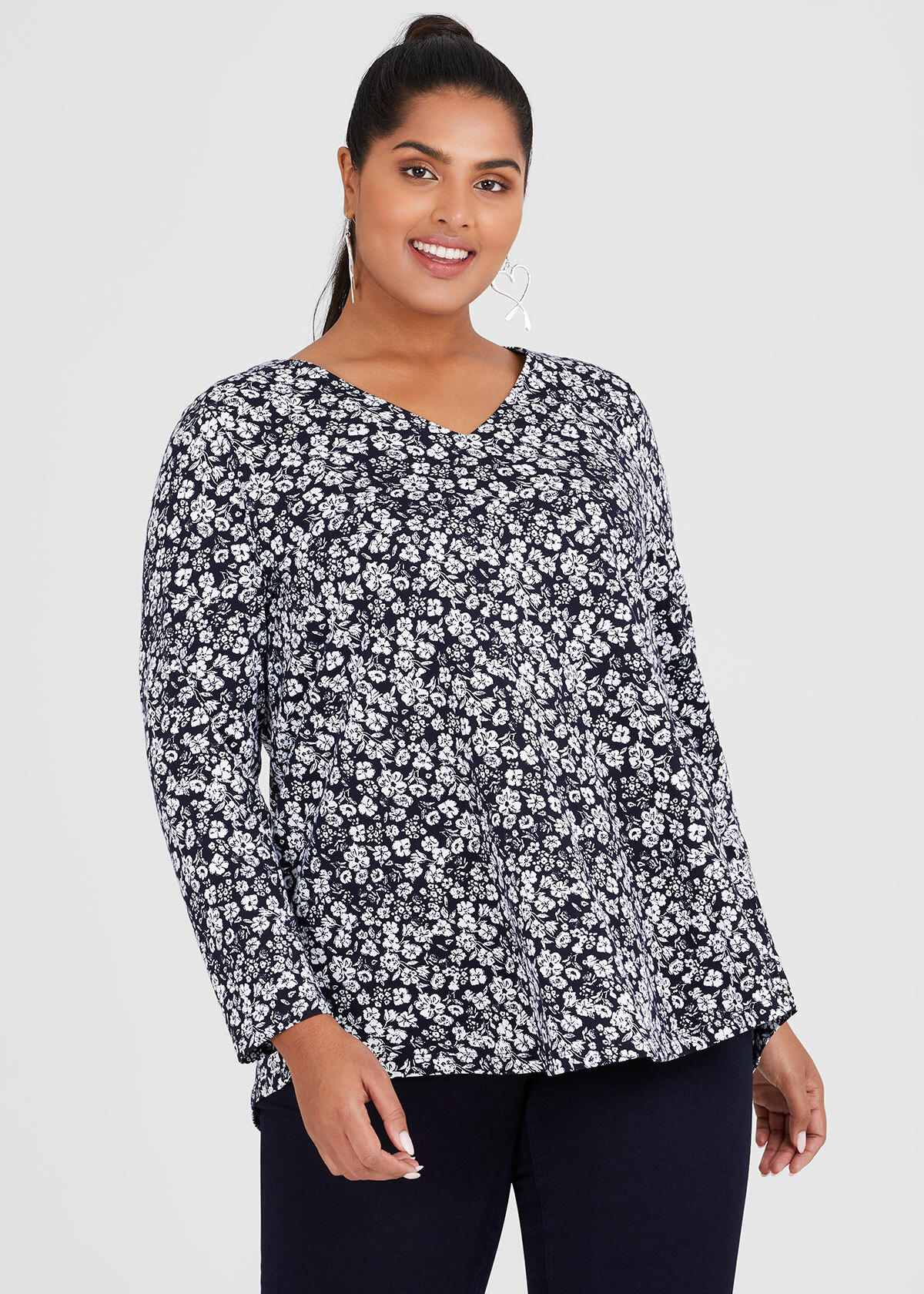 Shop Plus Size Organic Celia Top in Print | Taking Shape AU