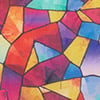 Twist Fan, kaleidoscope, swatch