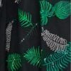 Leaf Embroidered Mesh Tunic, , swatch