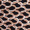 Bermuda Natural Short, black/clay print, swatch