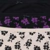 5 Pack Cotton Floral Briefs, multi, swatch