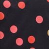 Cotton Shirred Sleeve Spot Top, navy/print, swatch