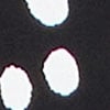 Zip Neck Polka Dot Natural Top, black/white spot, swatch