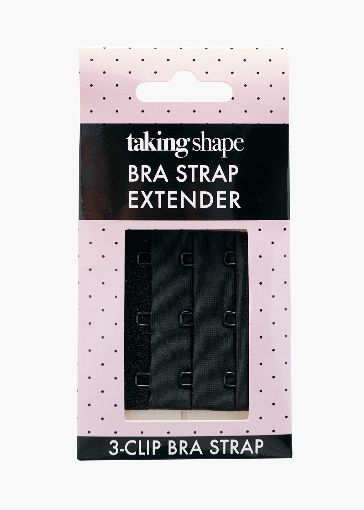 Taking Shape Bra Extender 3 Clips Size ALL in Black - Plus Size Women's Lingerie