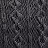 Opaque Cable Knit Tights, grey, swatch