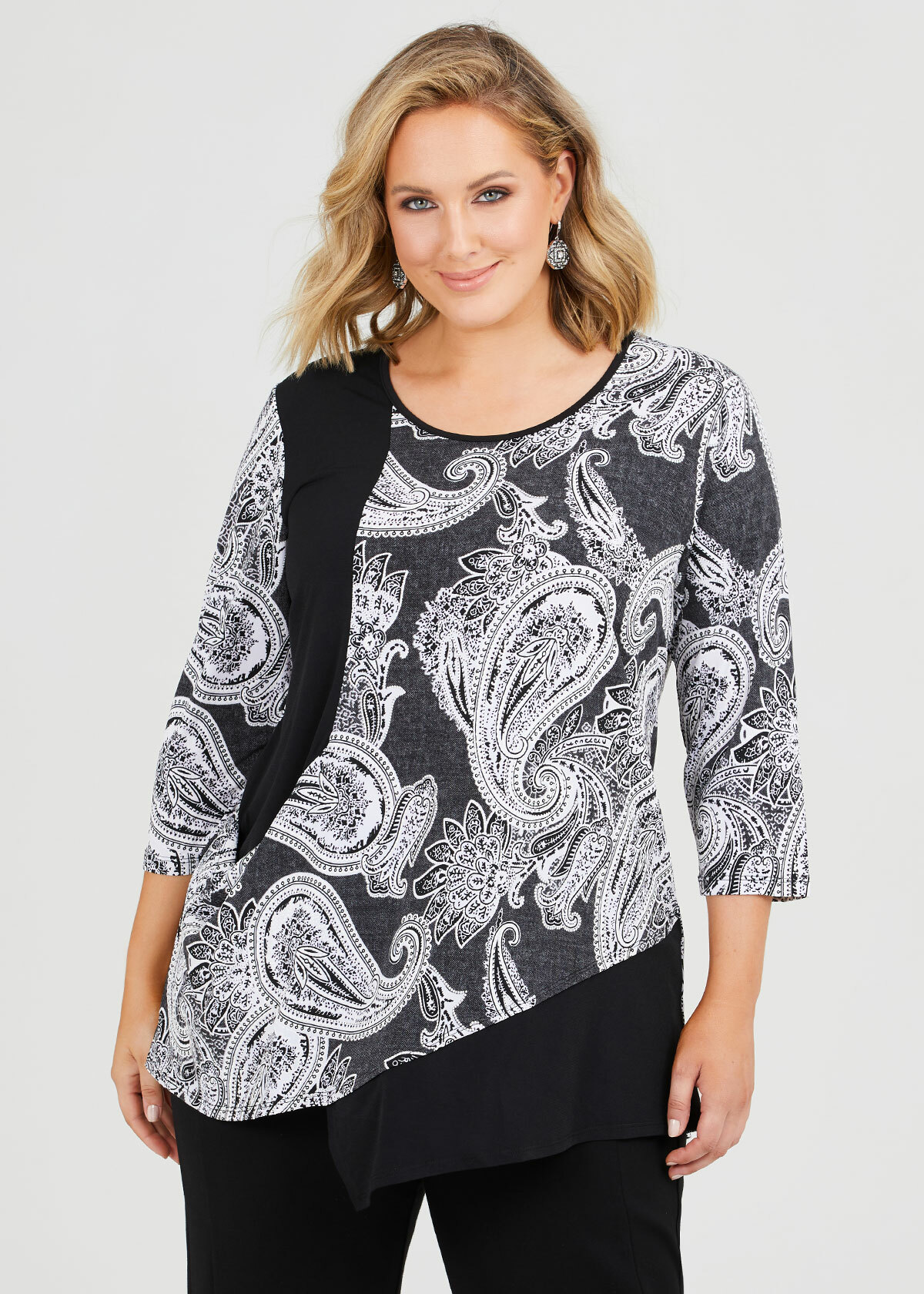 Shop Plus Size Remi Top in Print | Taking Shape AU