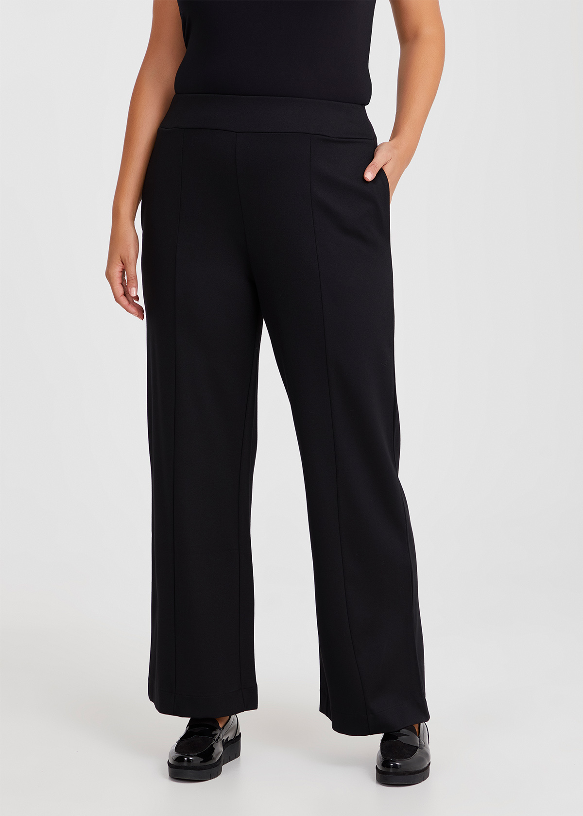 Tall Ponte Harper Wide Leg Pant