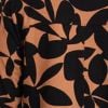 Natural Ade Abstract Floral Top, cinnamon/black, swatch