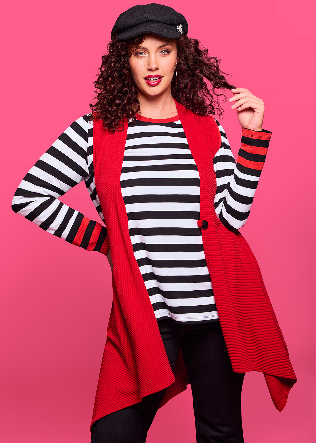 Rib Stripe Outfit