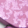 Metallic Foil Statement Necklace, purple, swatch