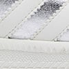 Metallic Side Zip Sneaker, silver, swatch