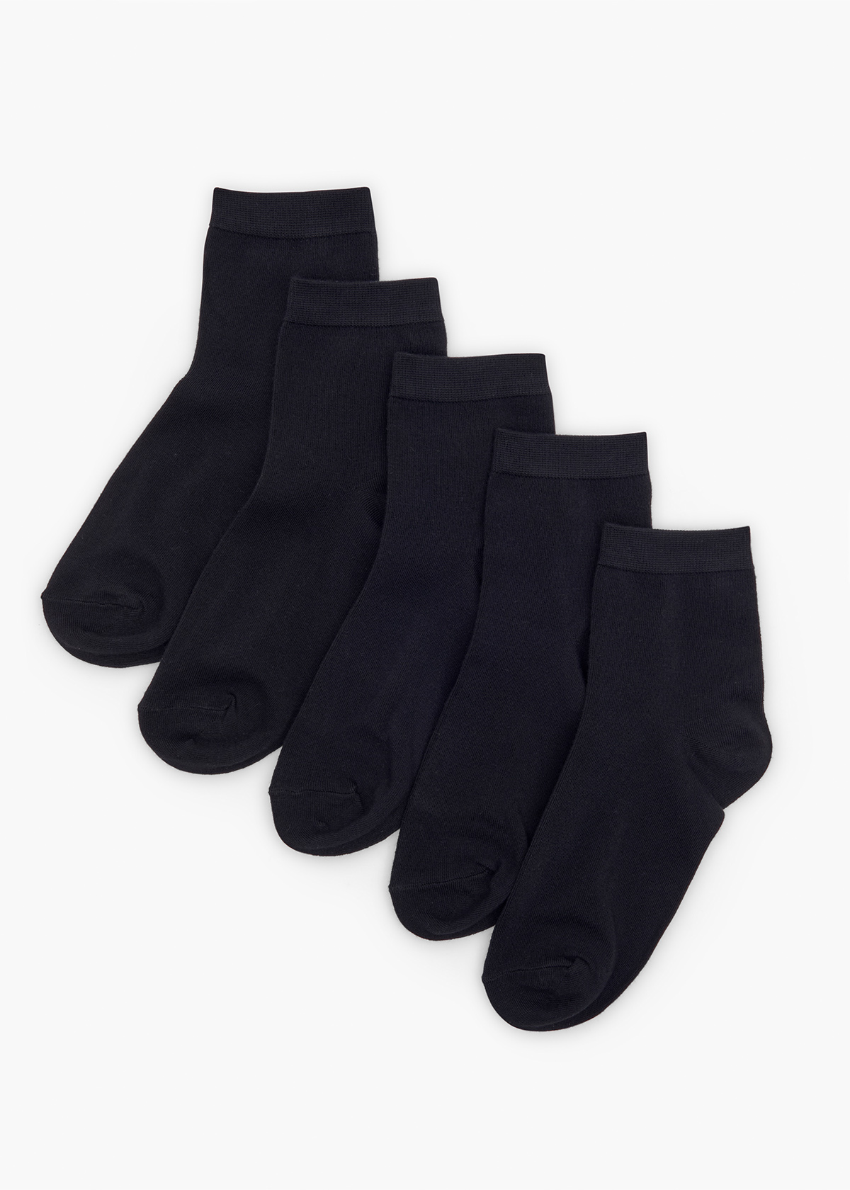 Taking Shape 5 Pack Black Bamboo Socks in Black - Women's Accessories