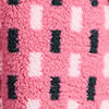 Plush Check Hooded Dressing Gown, print, swatch