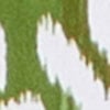 Ikat Peplum Luna Top, chartreuse print, swatch