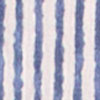 Cotton Stripe Button Top, steel/blush pink, swatch