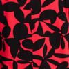 Natural Ade Abstract Floral Top, cranberry/black, swatch