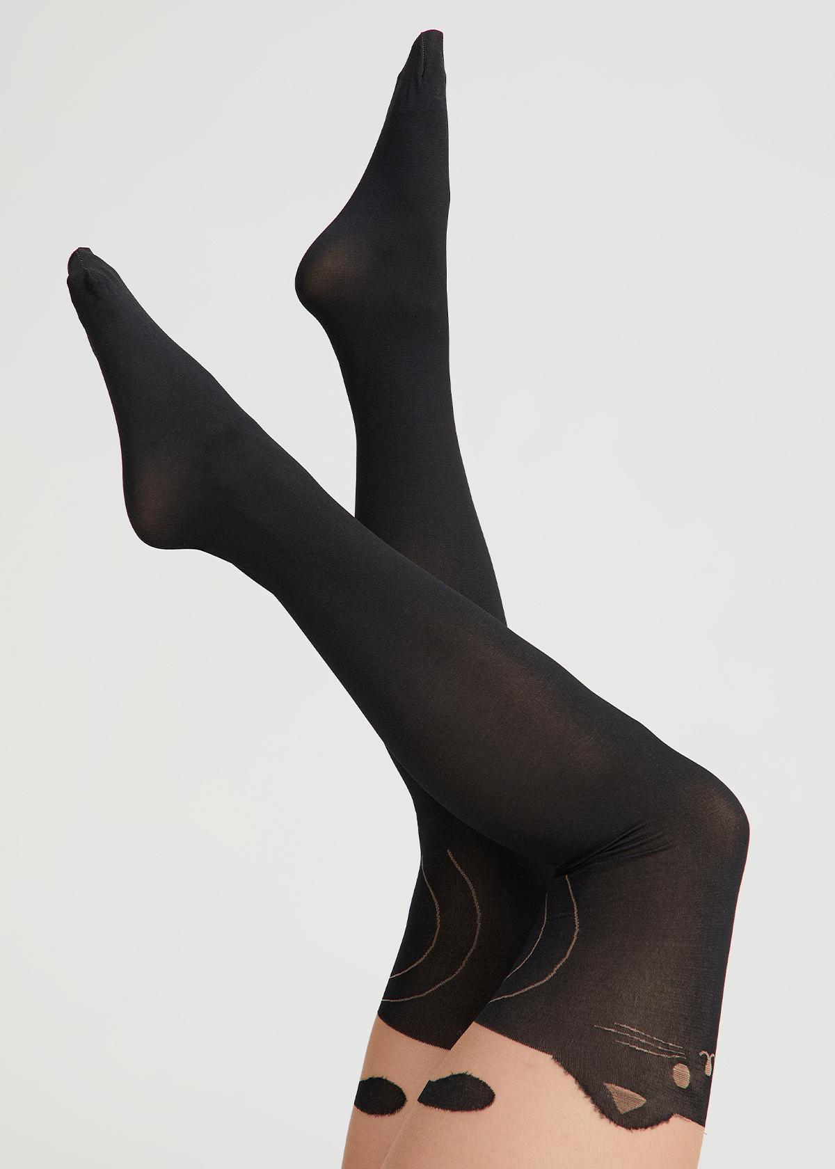 Choupette Tights Cats 40 Den Microfiber White (110) main image 1